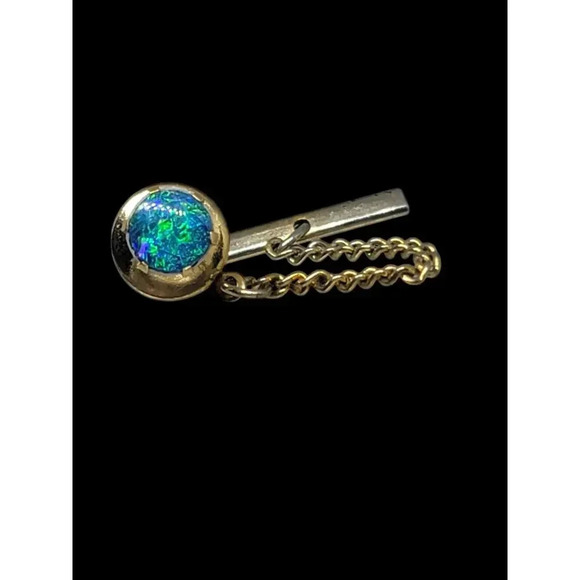 Opal Tie Tac Tie Pin - Picture 1 of 4